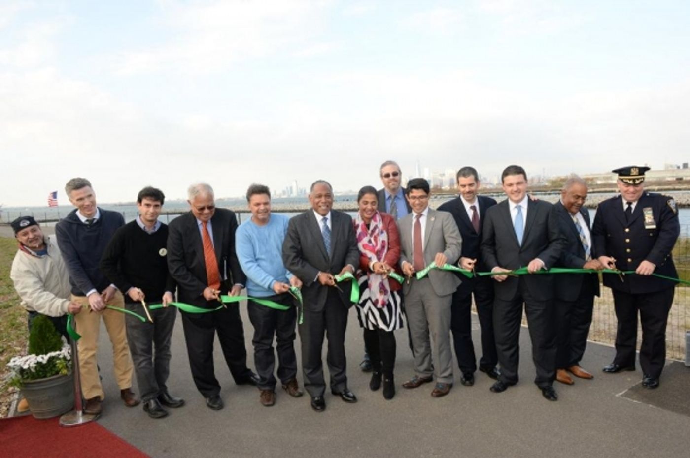 Photo Flash: NYC Parks Cuts Ribbon on New Bush Terminal Piers Park Photo Flash: NYC Parks Cuts Ribbon on New Bush Terminal Piers Park Image