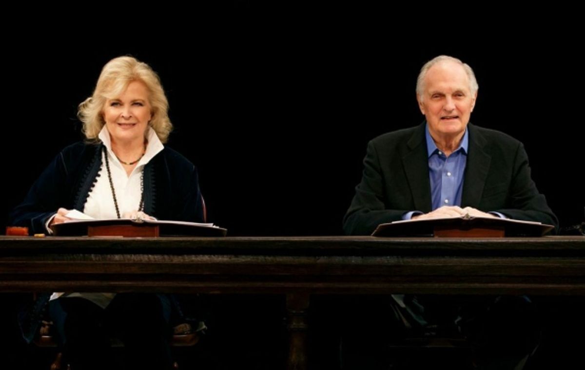 Candice Bergen, Alan Alda at 