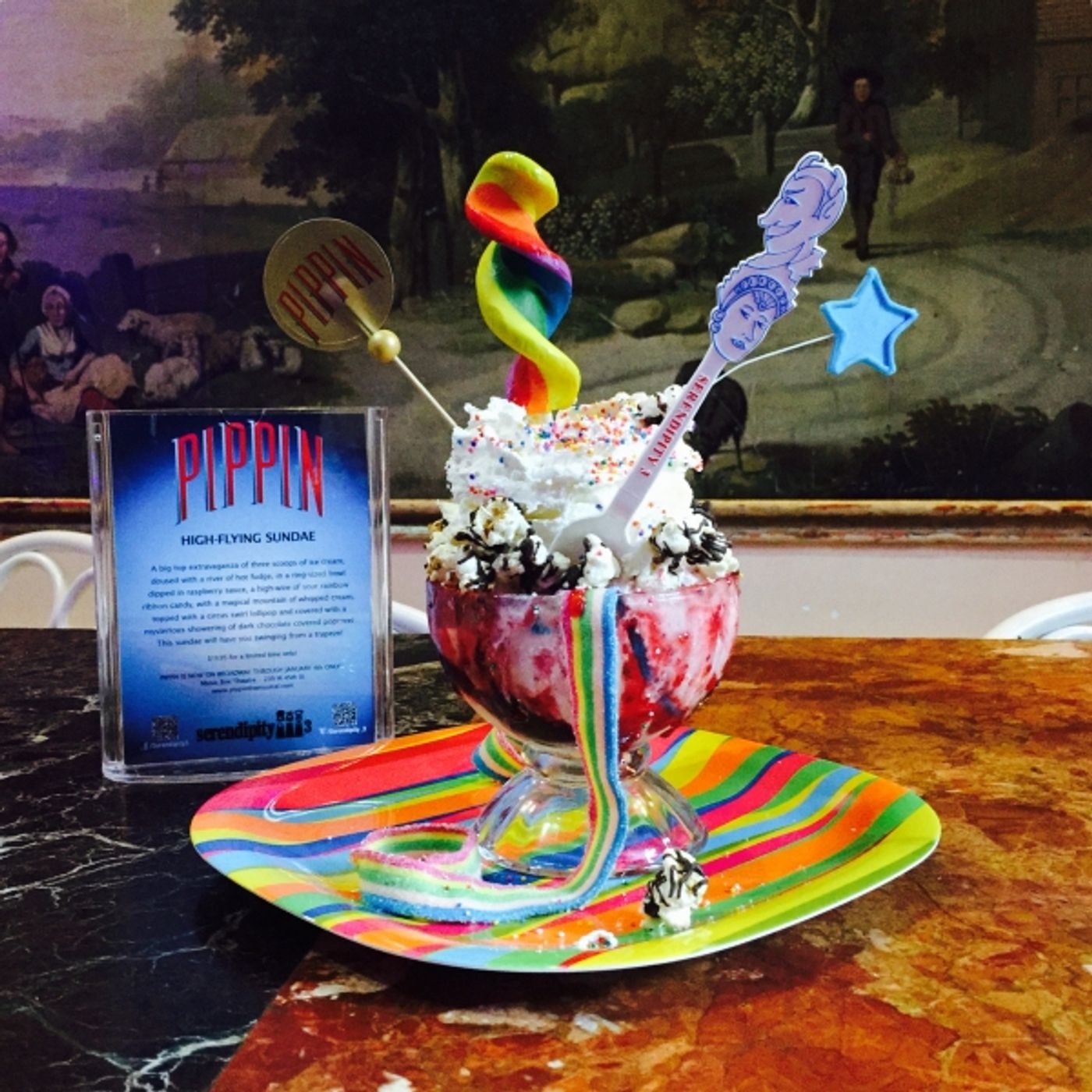 Photo Flash: NYC's Serendipity 3 Honors PIPPIN & Josh Kaufman with 'High Flying Sundae'  Image