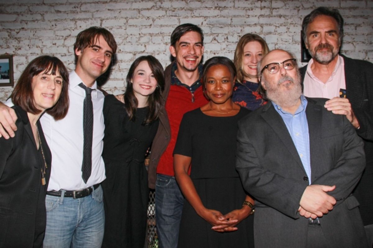 GRAND CONCOURSE Cast, Kip Fagan, Heidi Schreck, Leslie Marcus, Tim Sanford at 