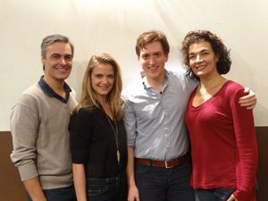 Pedro Carmo, Becca Ballenger, Ethan Saks, and Katrina Ferguson @ BroadwayWorld Pedro Carmo, Becca Ballenger, Ethan Saks, and Katrina Ferguson Photo