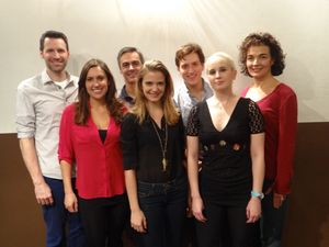 (Back) Patrick Oliver Jones, Pedro Carmo, Ethan Saks, and Katrina Ferguson; (front) A Photo