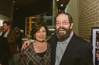 Cast members Ann Arvia and Jonathan Hadary  Photo