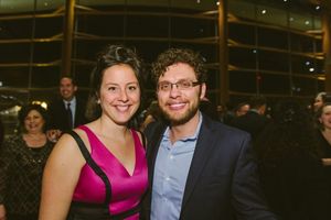 Cast members Dorea Schmidt and Joshua Morgan Photo