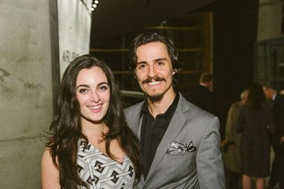 Cast members Hannah Corneau and Michael Vitaly Sazonov  Photo