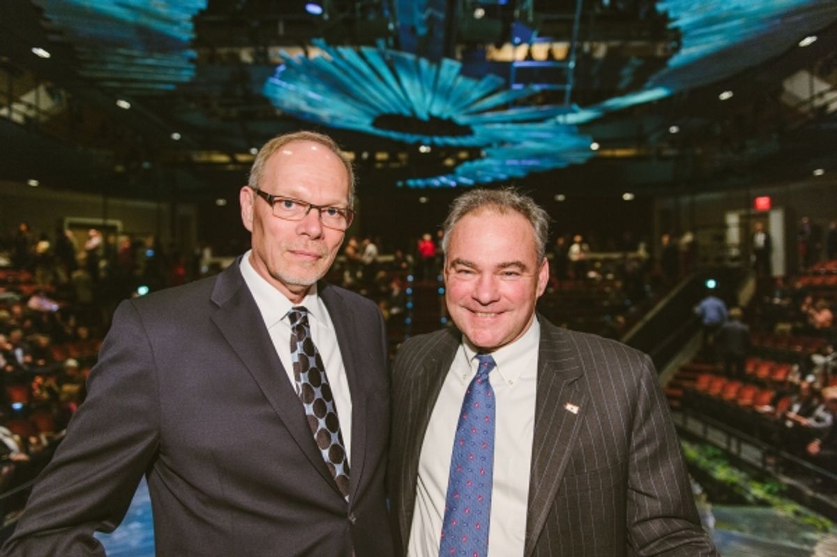 Executive Producer Edgar Dobie and Senator Tim Kaine at 