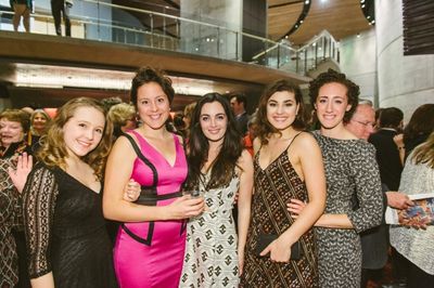 Cast members Maya Brettell, Dorea Schmidt, Hannah Corneau, Maria Rizzo and Shayna Bla Photo