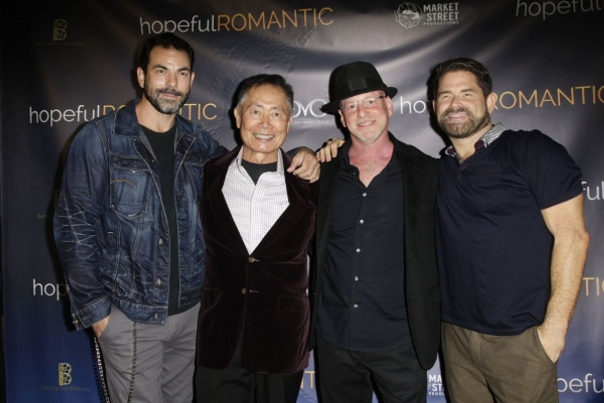 Chuck Saculla, George Takei, Benjamin Pollack, Matt Zarley at 