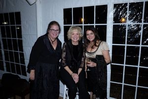 Christine Ebersole with Landmark Board Members Bridget Johnson and Shari Shedrofsky Photo