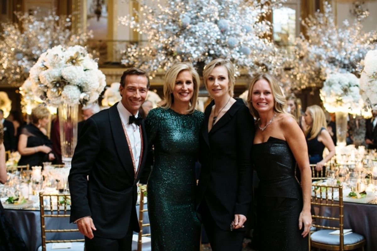 Patrick Wood Prince, Elizabeth Cole, Jane Lynch, and Jacky Ferro at 