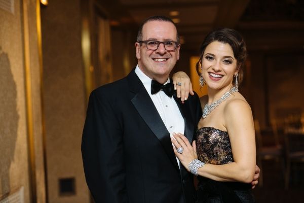 Anthony Freud with Jenn Gambatese  Photo