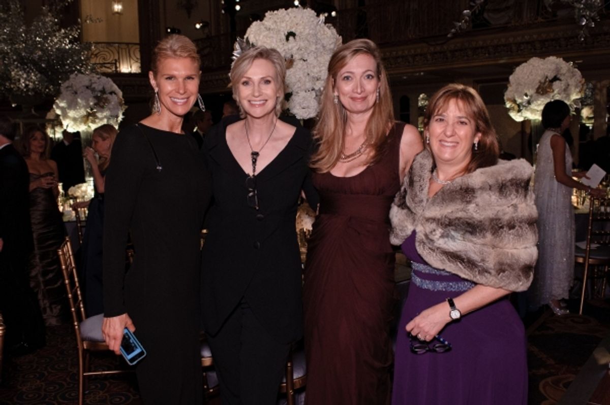 Ann Jones, Jane Lynch, Stephanie Fisher, and Sara Crown Star at 