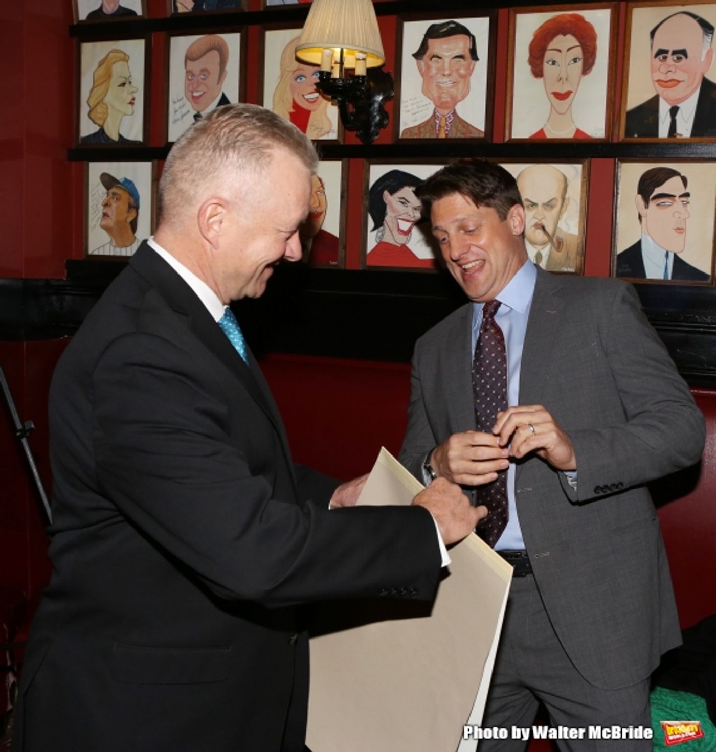 Photo Coverage: Christopher Sieber Gets Honored with Sardi's Caricature Photo Coverage: Christopher Sieber Gets Honored with Sardi's Caricature Image