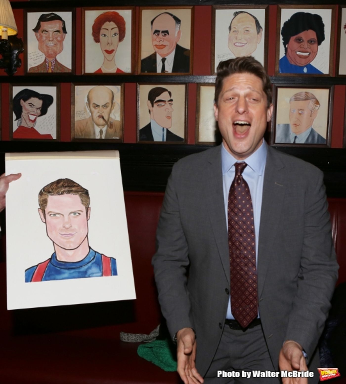 Photo Coverage: Christopher Sieber Gets Honored with  Sardi's Caricature  Image