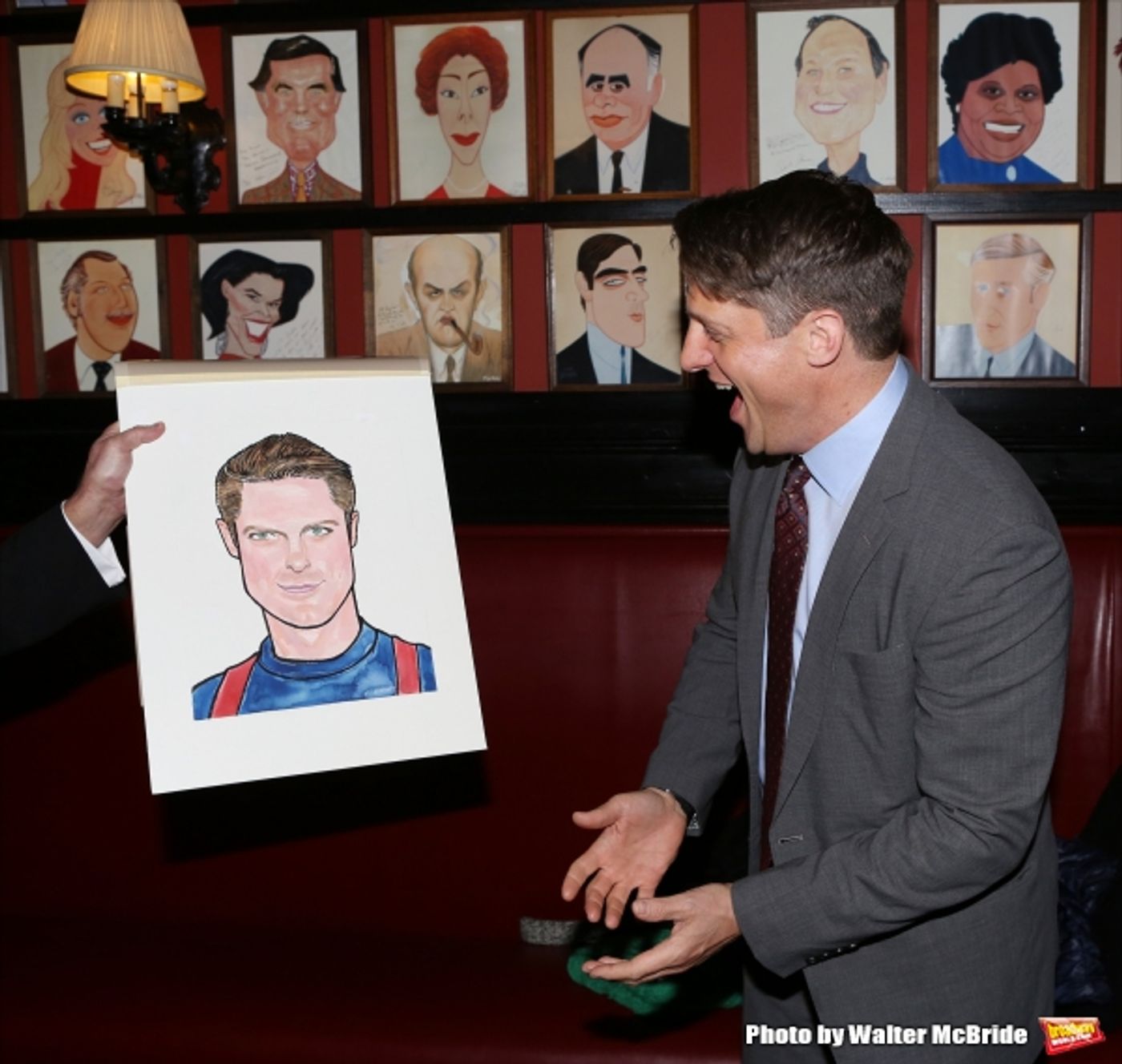 Photo Coverage: Christopher Sieber Gets Honored with  Sardi's Caricature  Image