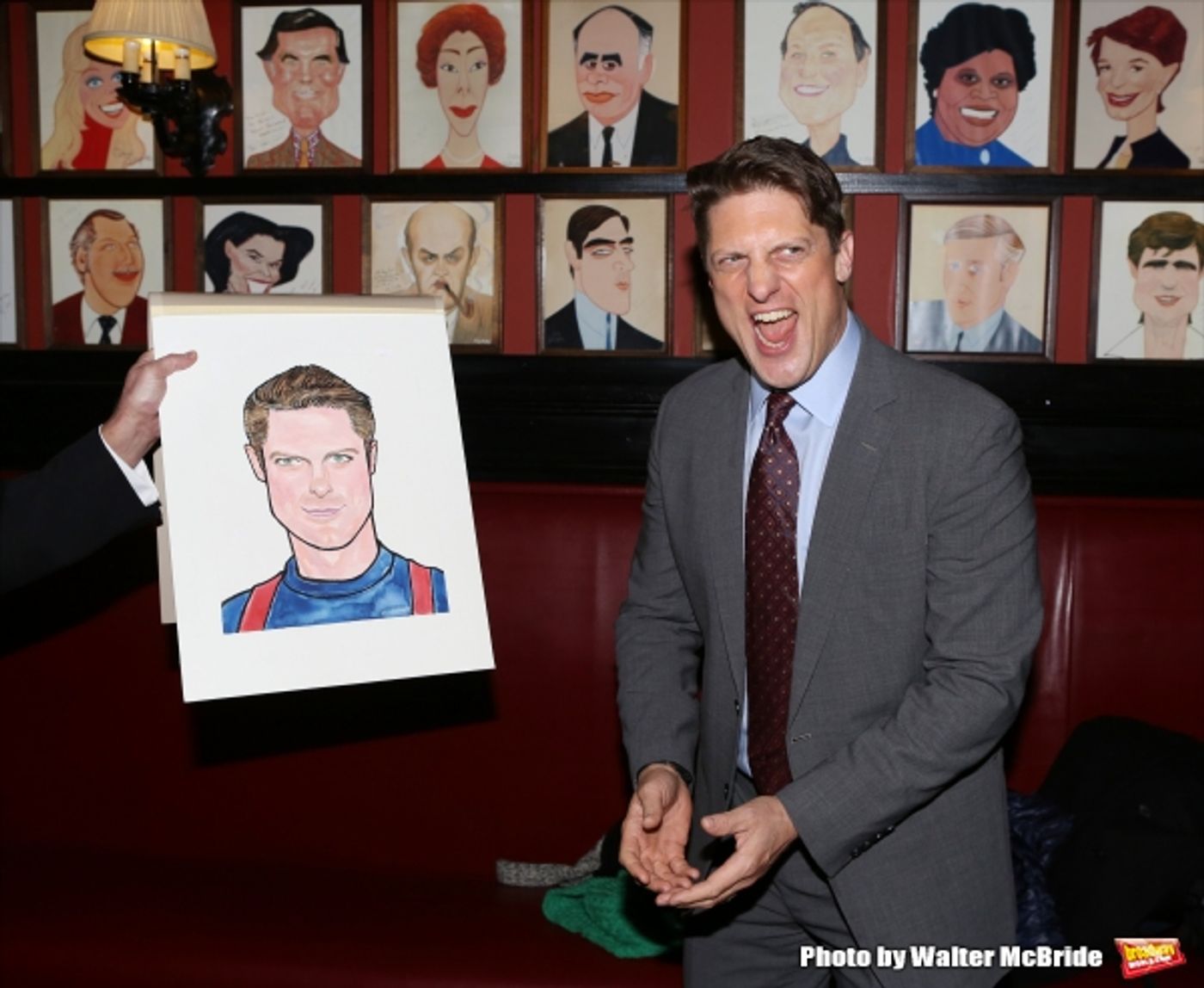 Photo Coverage: Christopher Sieber Gets Honored with  Sardi's Caricature  Image