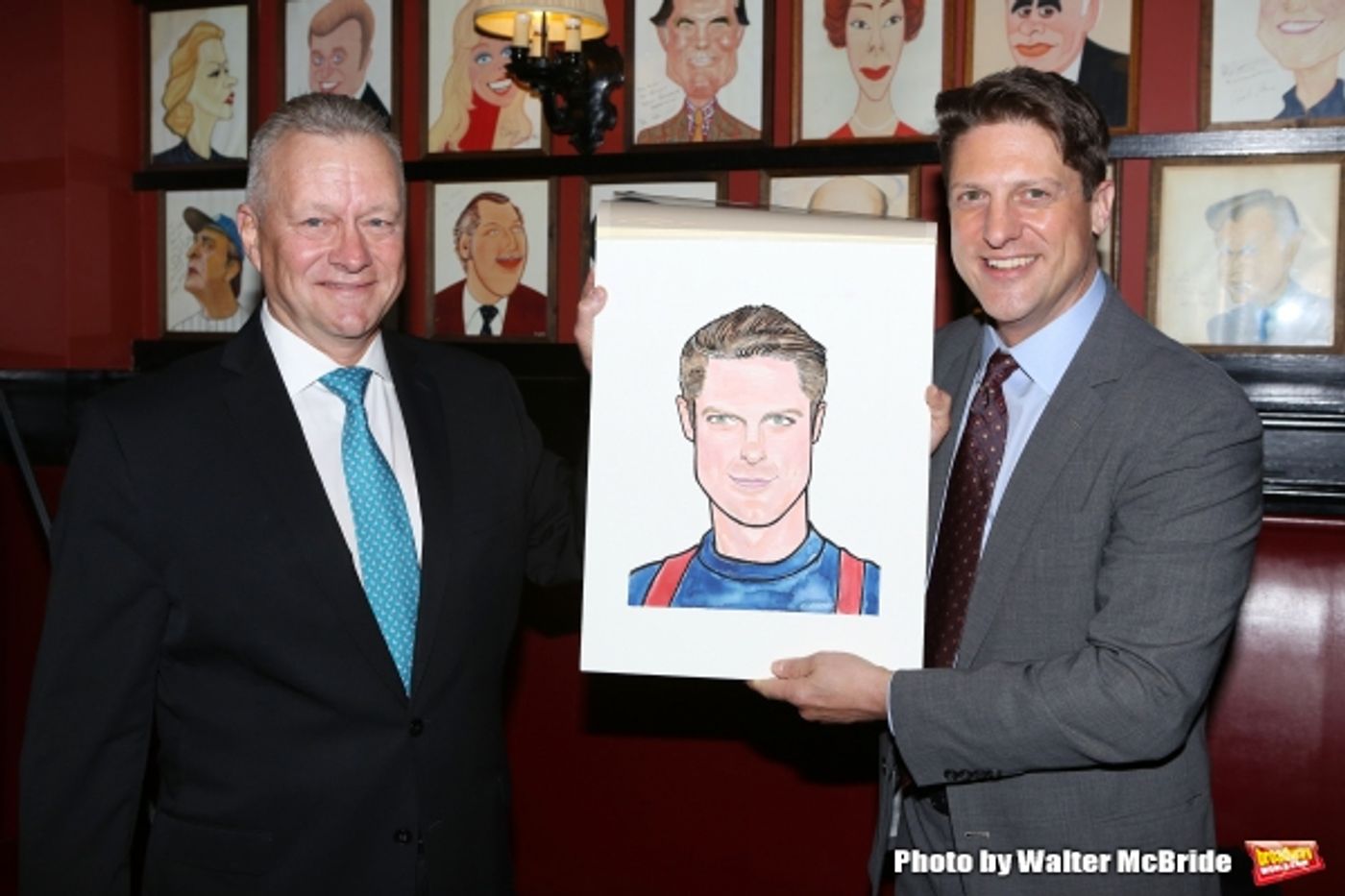 Photo Coverage: Christopher Sieber Gets Honored with Sardi's Caricature Photo Coverage: Christopher Sieber Gets Honored with Sardi's Caricature Image