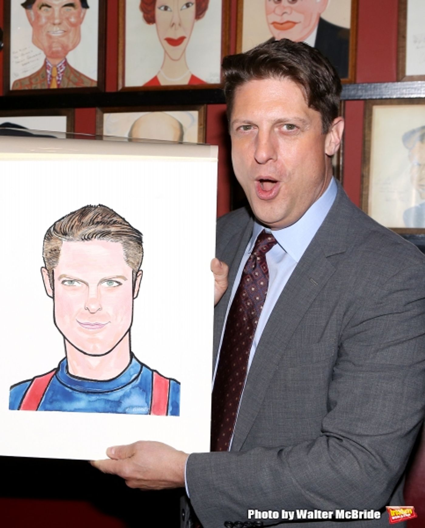 Photo Coverage: Christopher Sieber Gets Honored with  Sardi's Caricature  Image