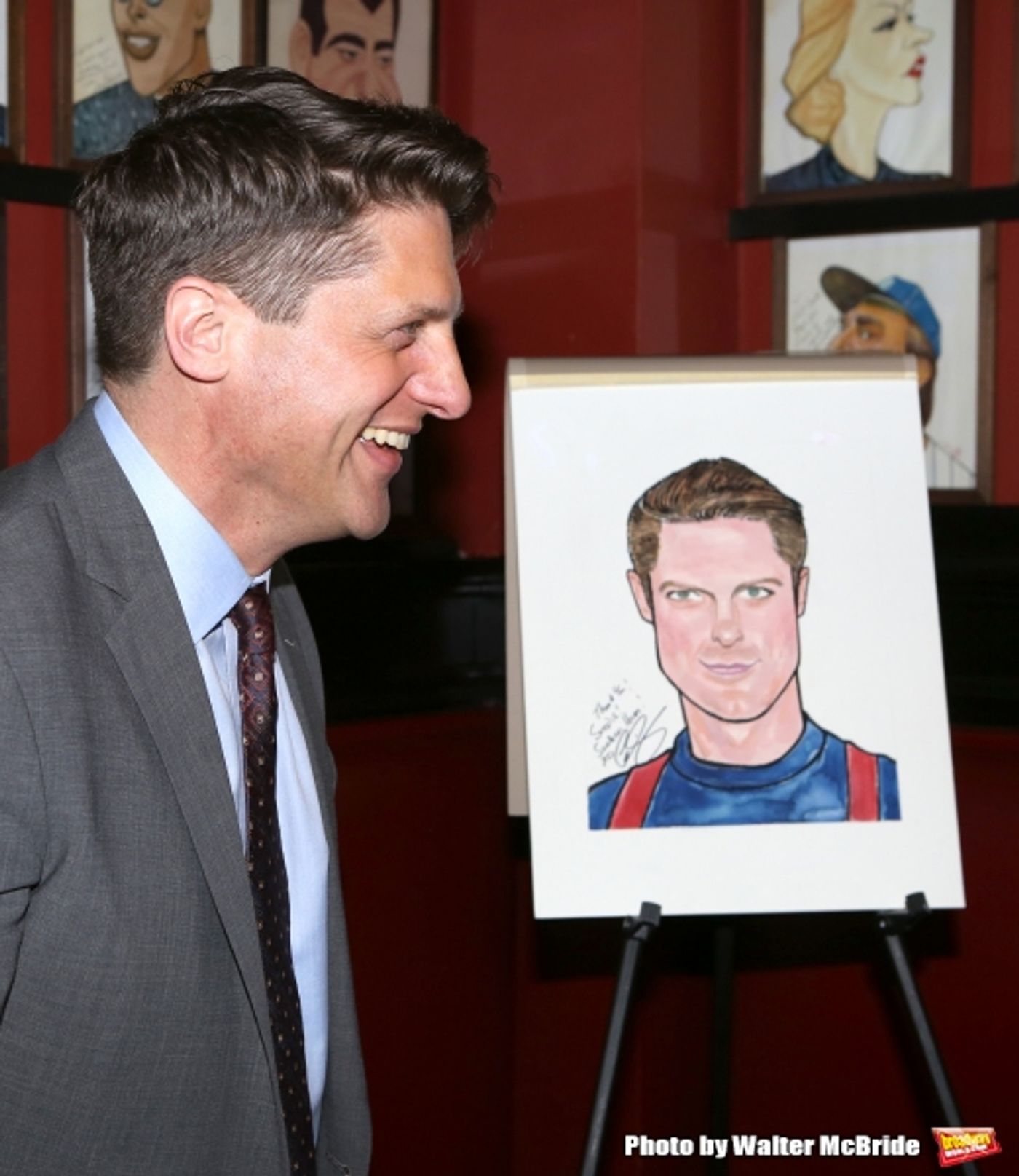 Photo Coverage: Christopher Sieber Gets Honored with  Sardi's Caricature  Image