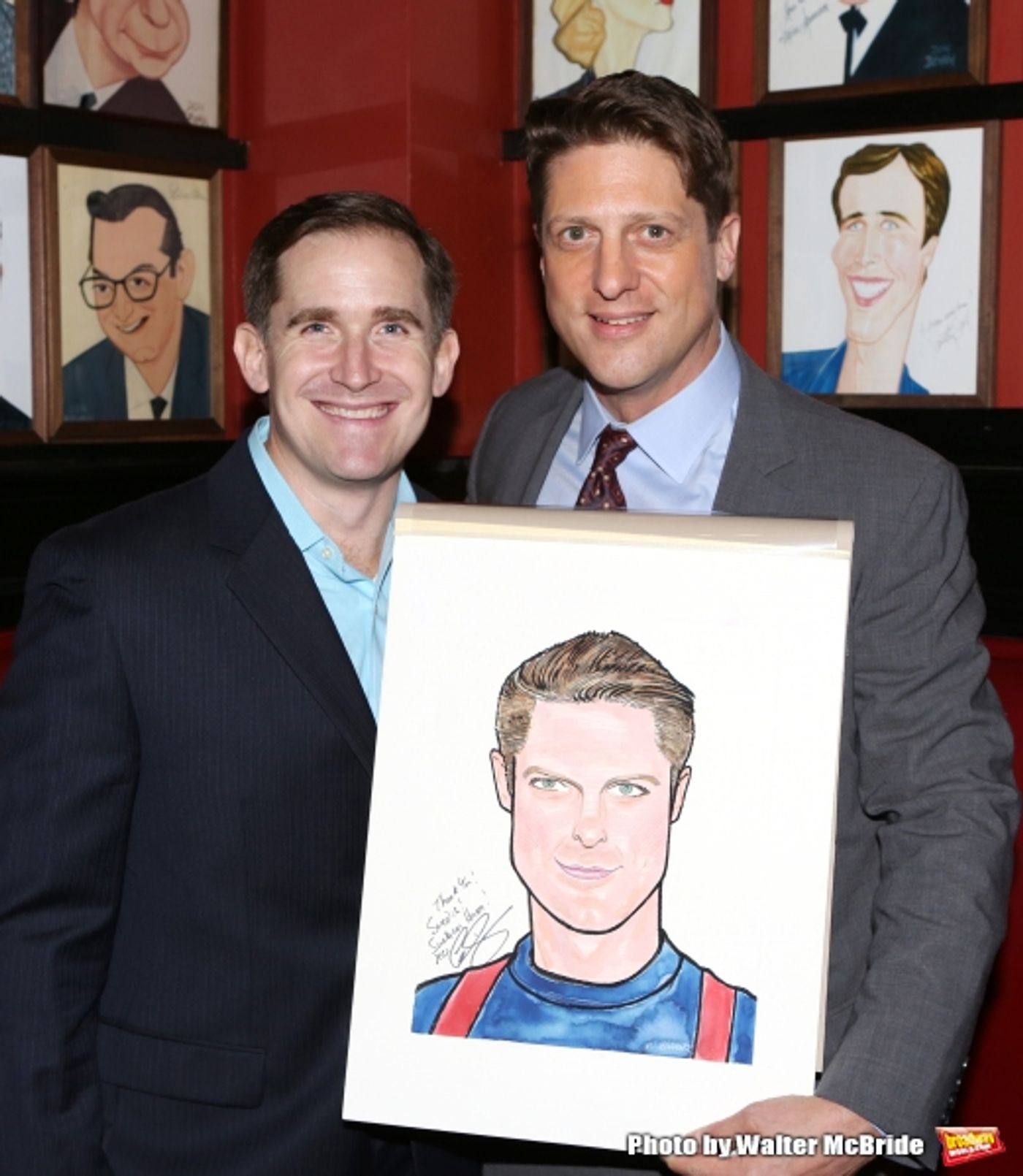 Photo Coverage: Christopher Sieber Gets Honored with Sardi's Caricature Photo Coverage: Christopher Sieber Gets Honored with Sardi's Caricature Image