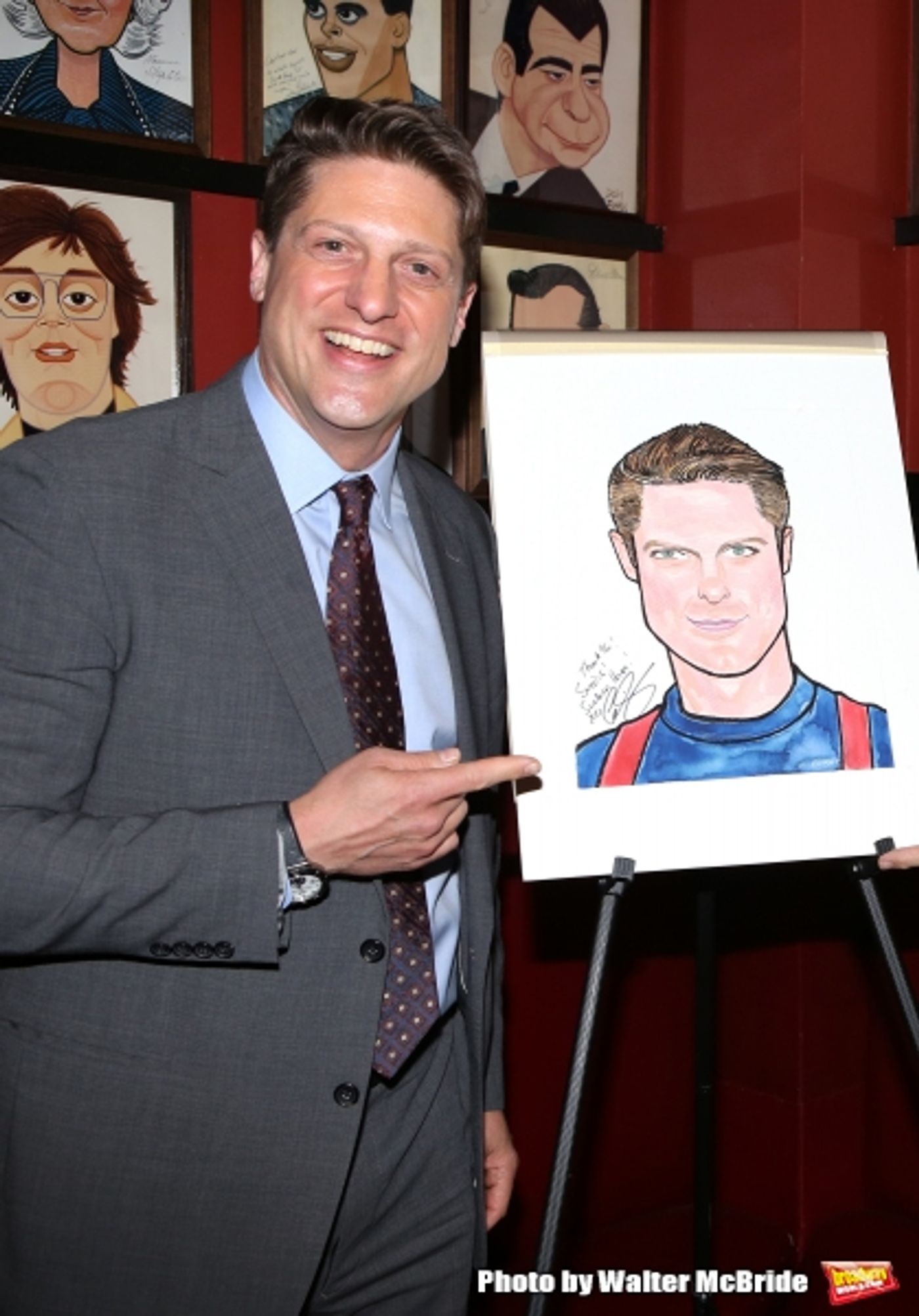 Photo Coverage: Christopher Sieber Gets Honored with  Sardi's Caricature  Image