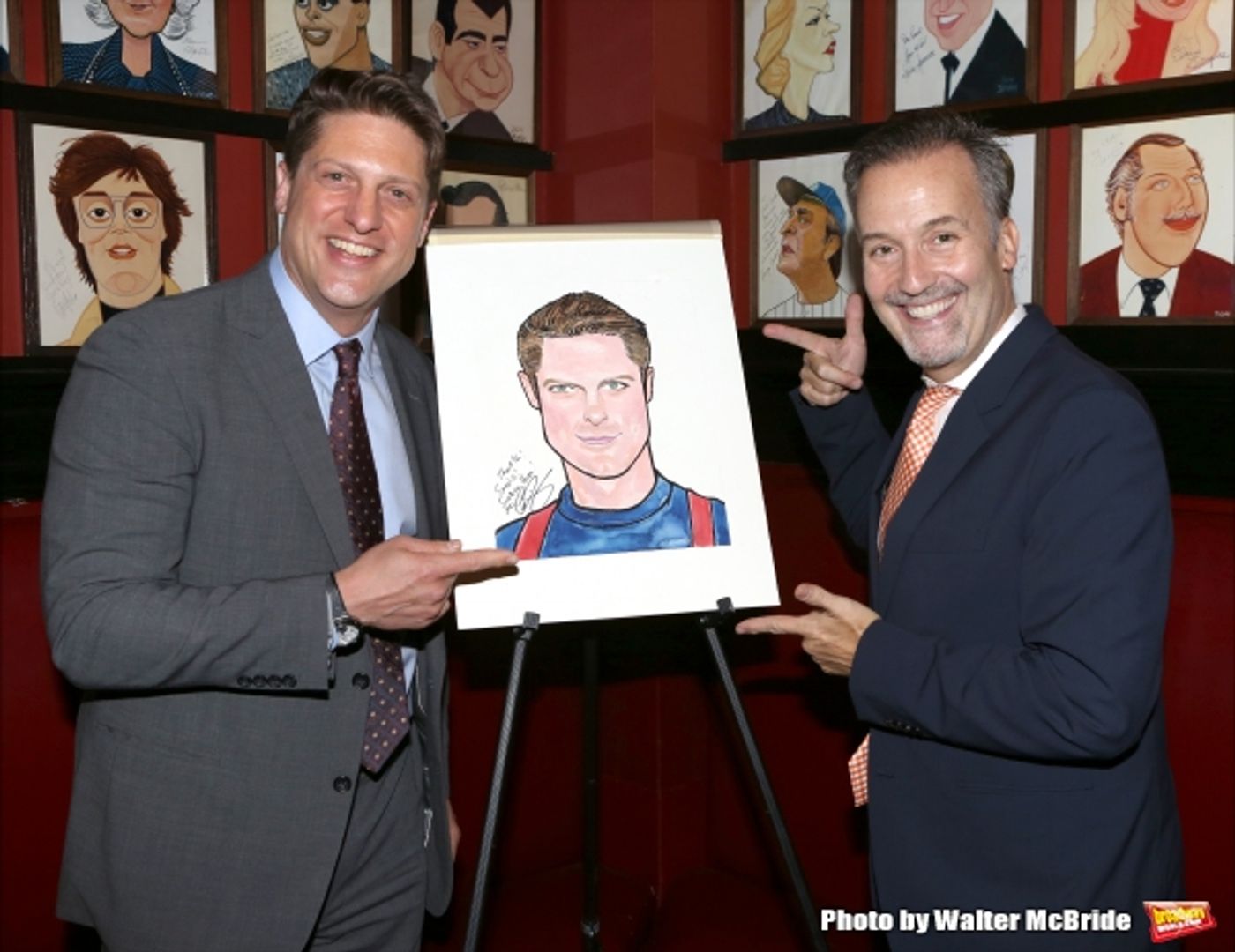 Photo Coverage: Christopher Sieber Gets Honored with Sardi's Caricature Photo Coverage: Christopher Sieber Gets Honored with Sardi's Caricature Image