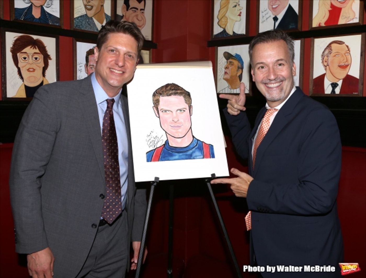 Photo Coverage: Christopher Sieber Gets Honored with Sardi's Caricature Photo Coverage: Christopher Sieber Gets Honored with Sardi's Caricature Image
