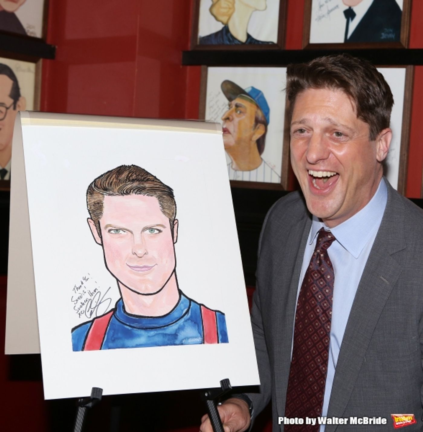 Photo Coverage: Christopher Sieber Gets Honored with  Sardi's Caricature  Image