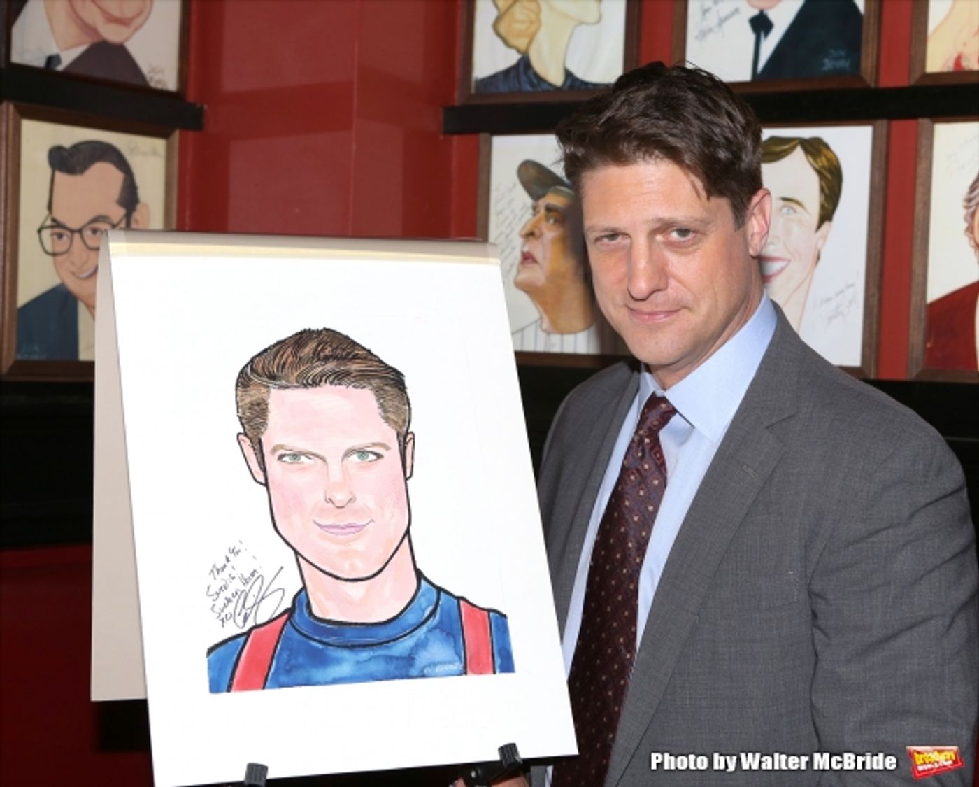 Photo Coverage: Christopher Sieber Gets Honored with  Sardi's Caricature  Image