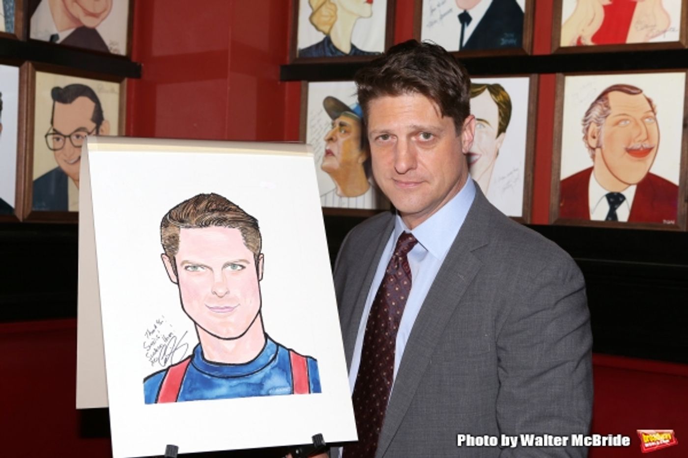 Photo Coverage: Christopher Sieber Gets Honored with  Sardi's Caricature  Image