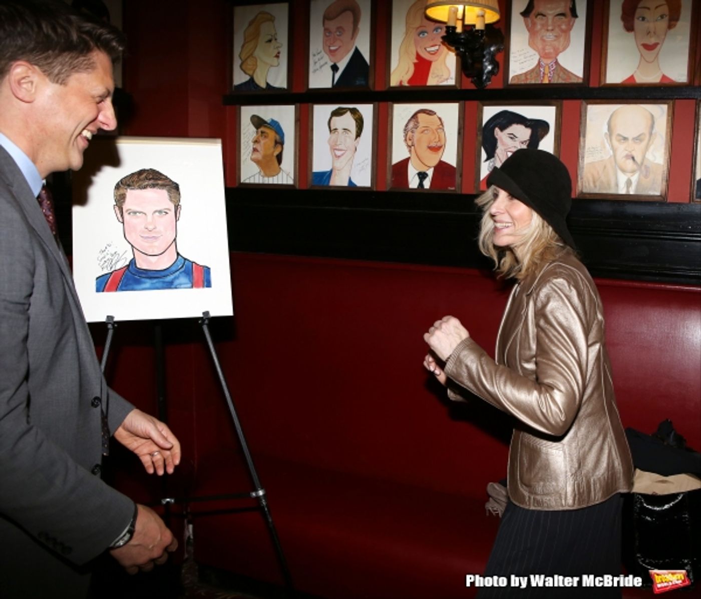 Photo Coverage: Christopher Sieber Gets Honored with Sardi's Caricature Photo Coverage: Christopher Sieber Gets Honored with Sardi's Caricature Image