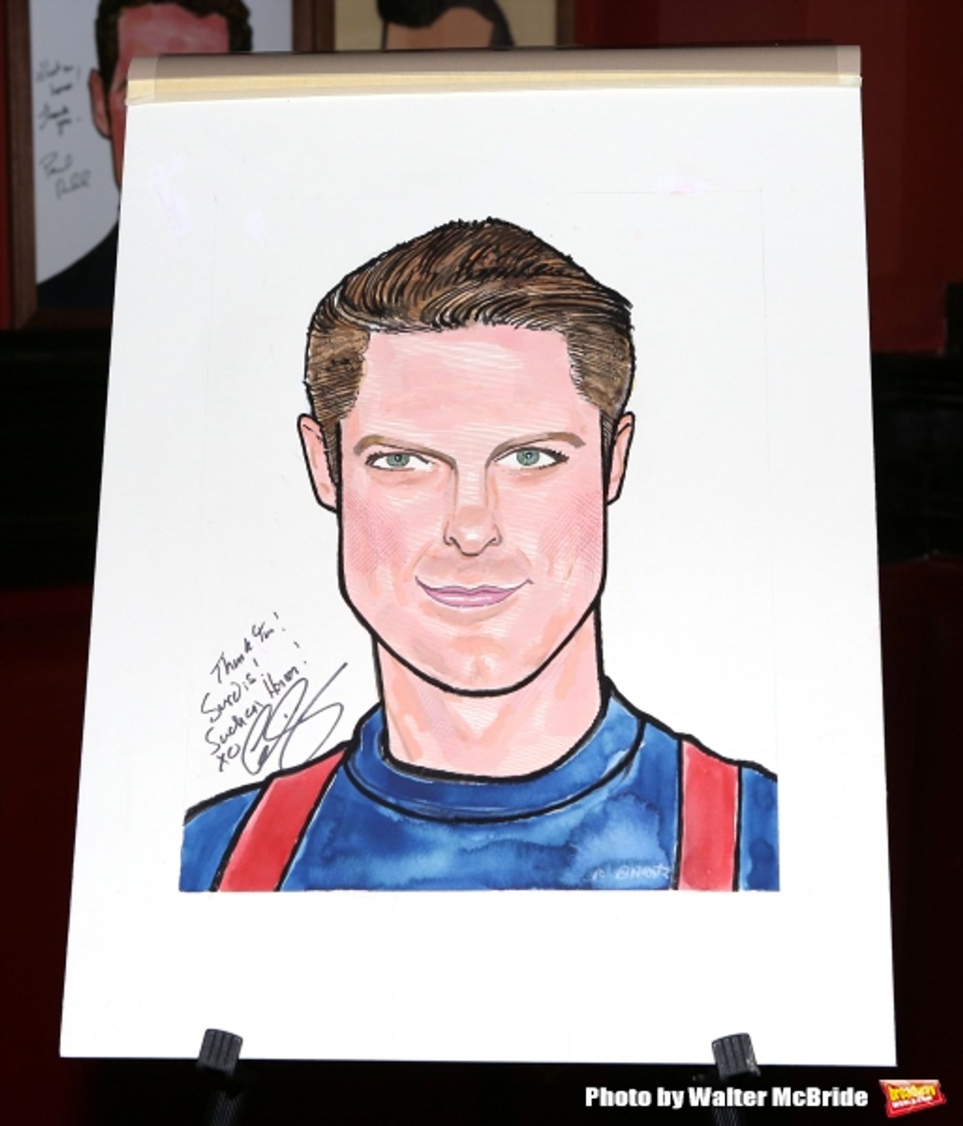 Photo Coverage: Christopher Sieber Gets Honored with  Sardi's Caricature  Image