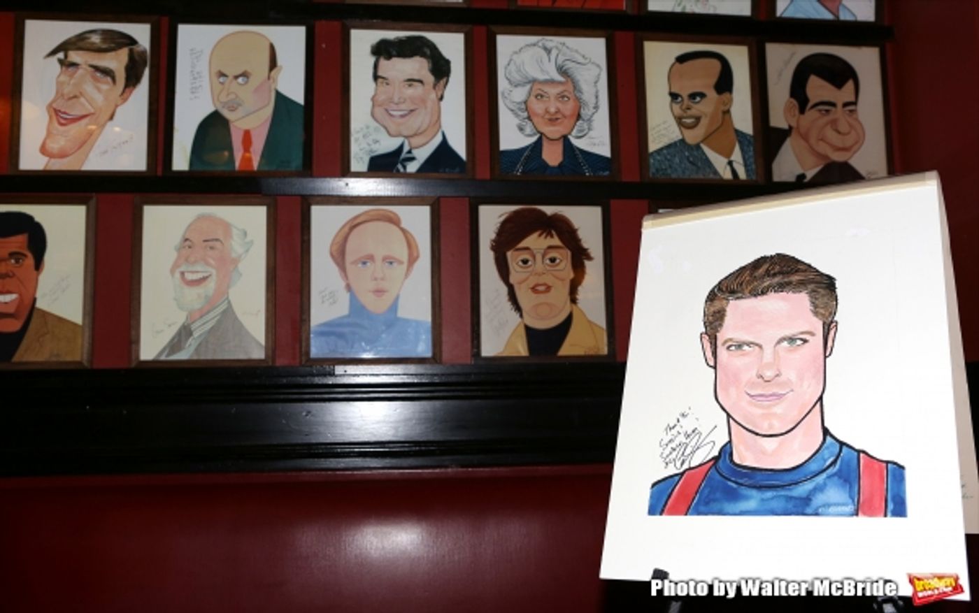 Photo Coverage: Christopher Sieber Gets Honored with  Sardi's Caricature  Image