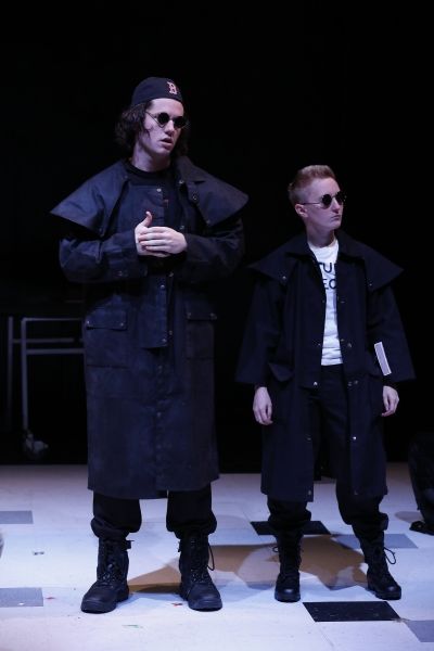 James Scully as Dylan Klebold and Em Grosland as Eric Harris Photo