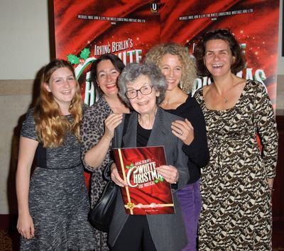 Irving Berlin''s daughter, Linda Emmet (centre) and company Photo
