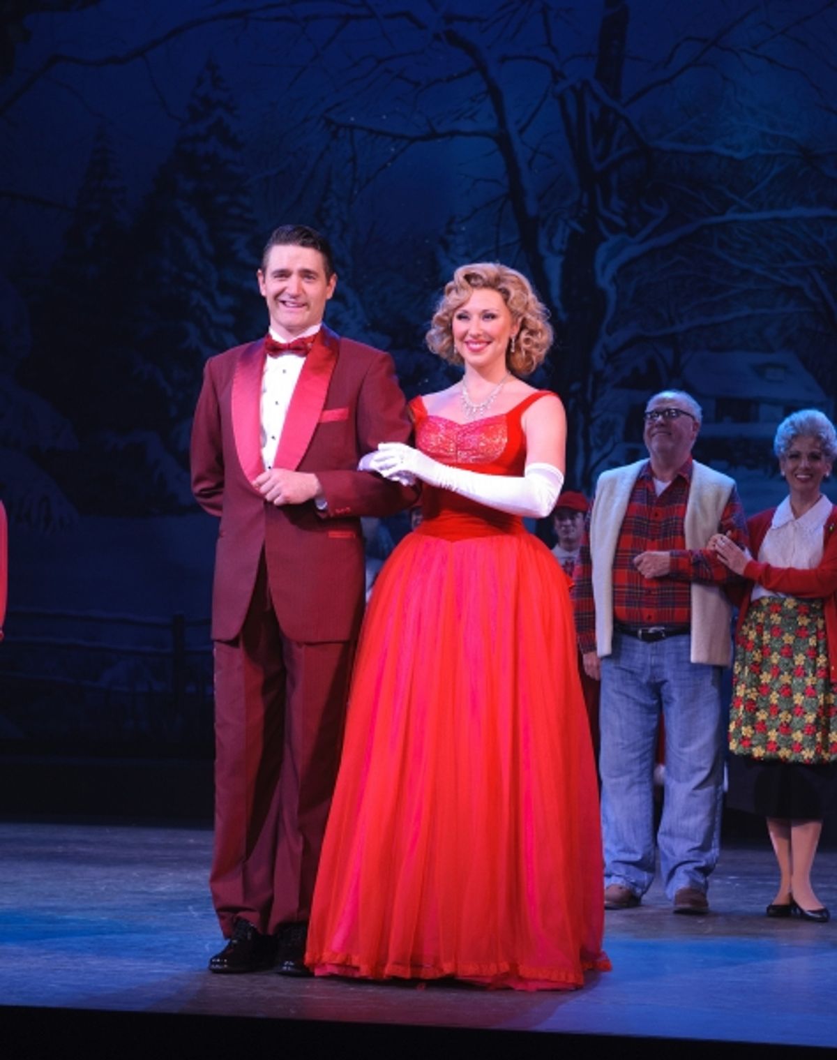 Tom Chambers as Phil Davis and Louise Bowden as Judy Haynes at 