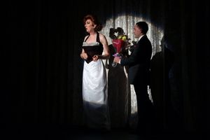 Lypsinka with producer Joseph A. Berger @ BroadwayWorld Lypsinka with producer Joseph A. Berger Photo