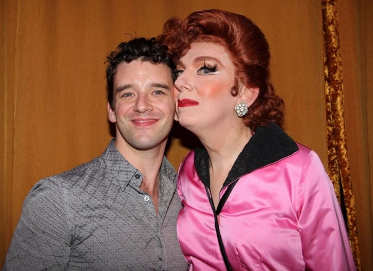 Michael Urie and Lypsinka at 