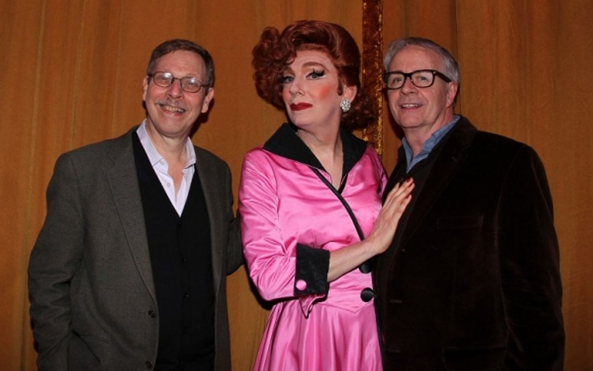 SHOW TRASH director Barry Kleinbort, Lypsinka, THE BOXED SET and THE PASSION OF THE CRAWFORD director (and producer) Kevin Malony at 