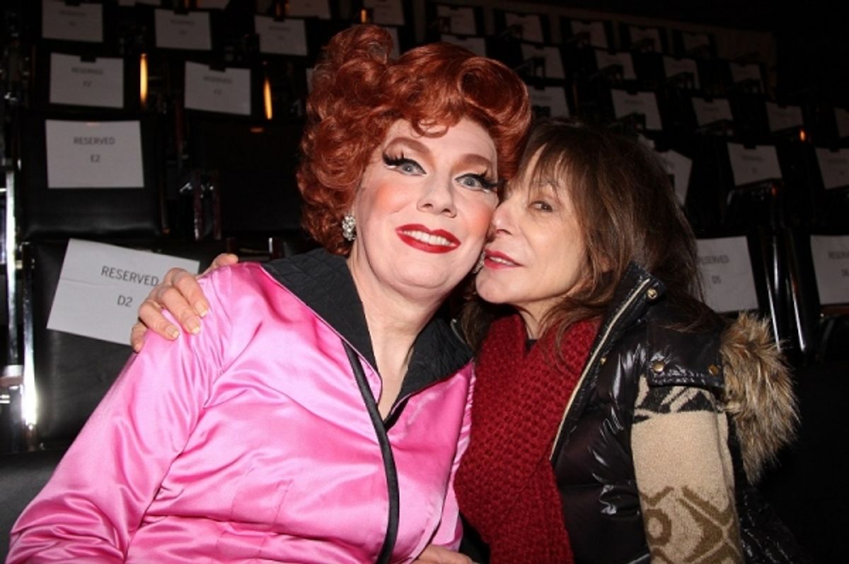 Lypsinka with Academy Award nominated actress Jeannie Berlin at 