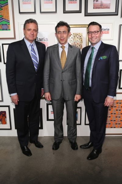 John Seigenthaler, News Anchor for Al Jazeera America, Ehab Al Shihabi, CEO of Al Jaz Photo