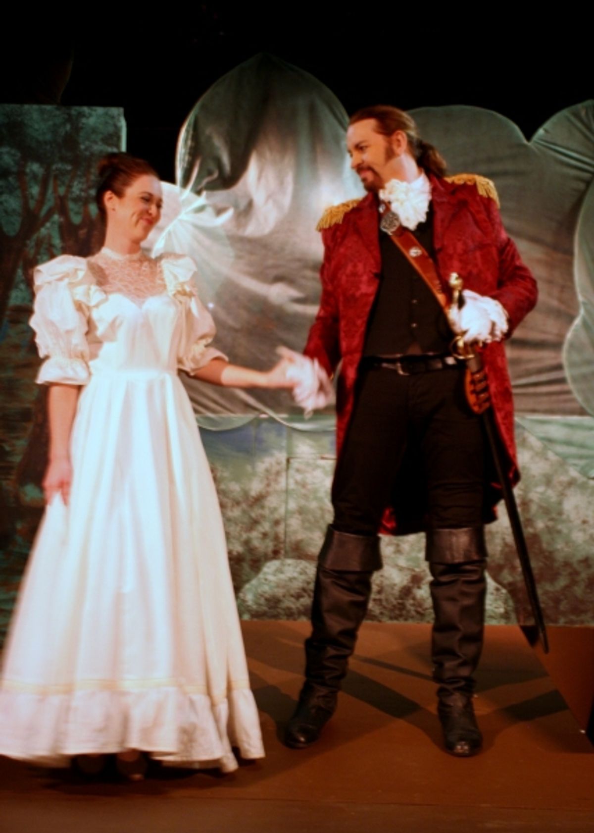 Cinderella and her Prince. (from left: Heather Barnett, Jon Sparks) at 