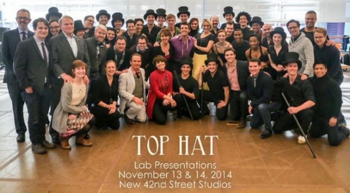 Michael Urie and TOP HAT Cast at 