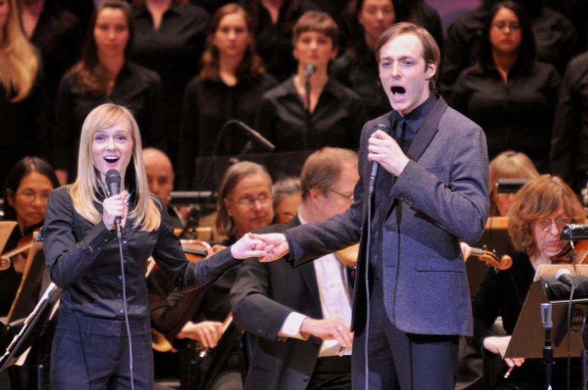 Diana Rose Becker and Arlo Hill from Essential Voices USA at 