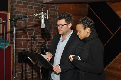 Sonny Paladino (Musical Director) and Carly Hughes Photo