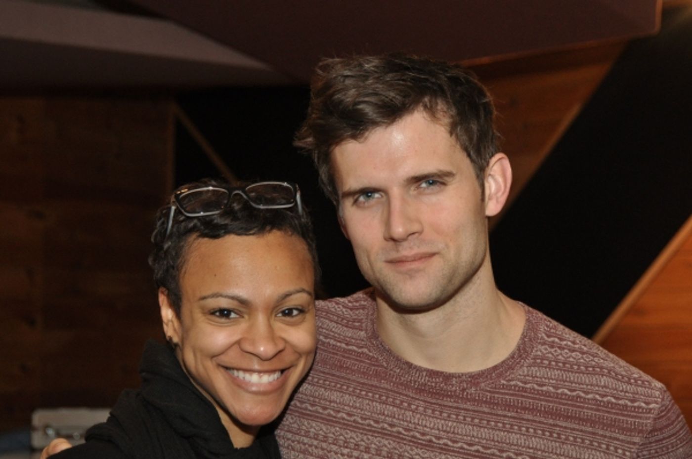Exclusive Photo Coverage: In the Recording Studio with PIPPIN Cast for Carols For A Cure! Image
