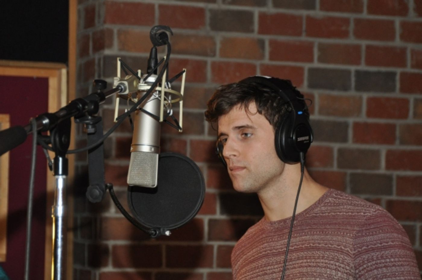 Exclusive Photo Coverage: In the Recording Studio with PIPPIN Cast for Carols For A Cure! Image