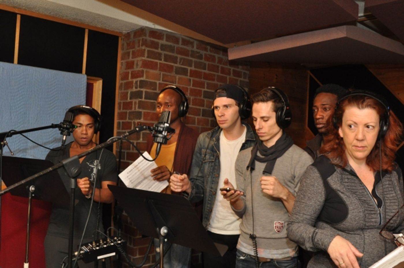 Exclusive Photo Coverage: KINKY BOOTS Company Gets in the Holiday Spirit for Carols For A Cure! Image