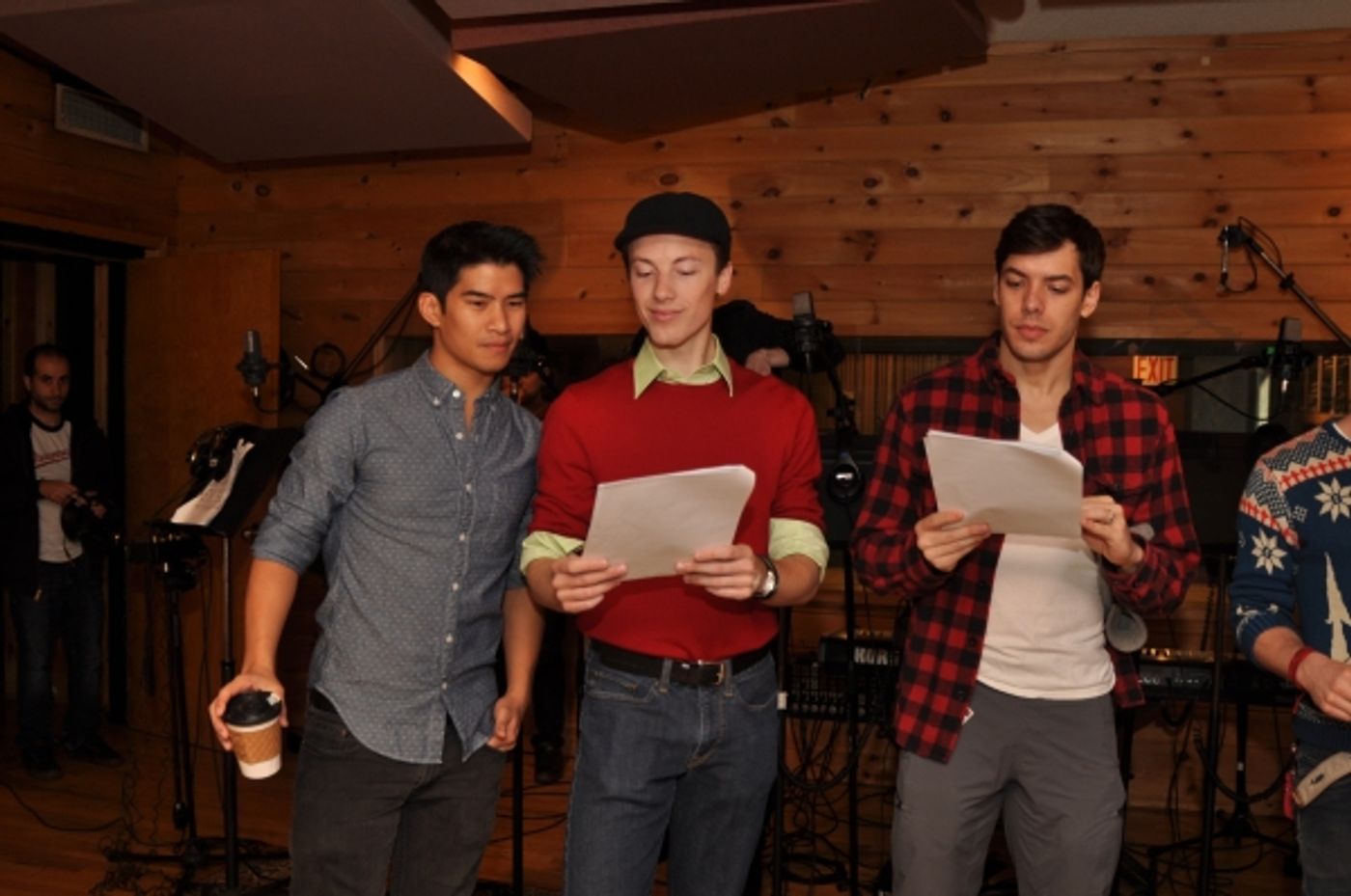 Exclusive Photo Coverage: ON THE TOWN Company Gets Festive for Carols For A Cure Image