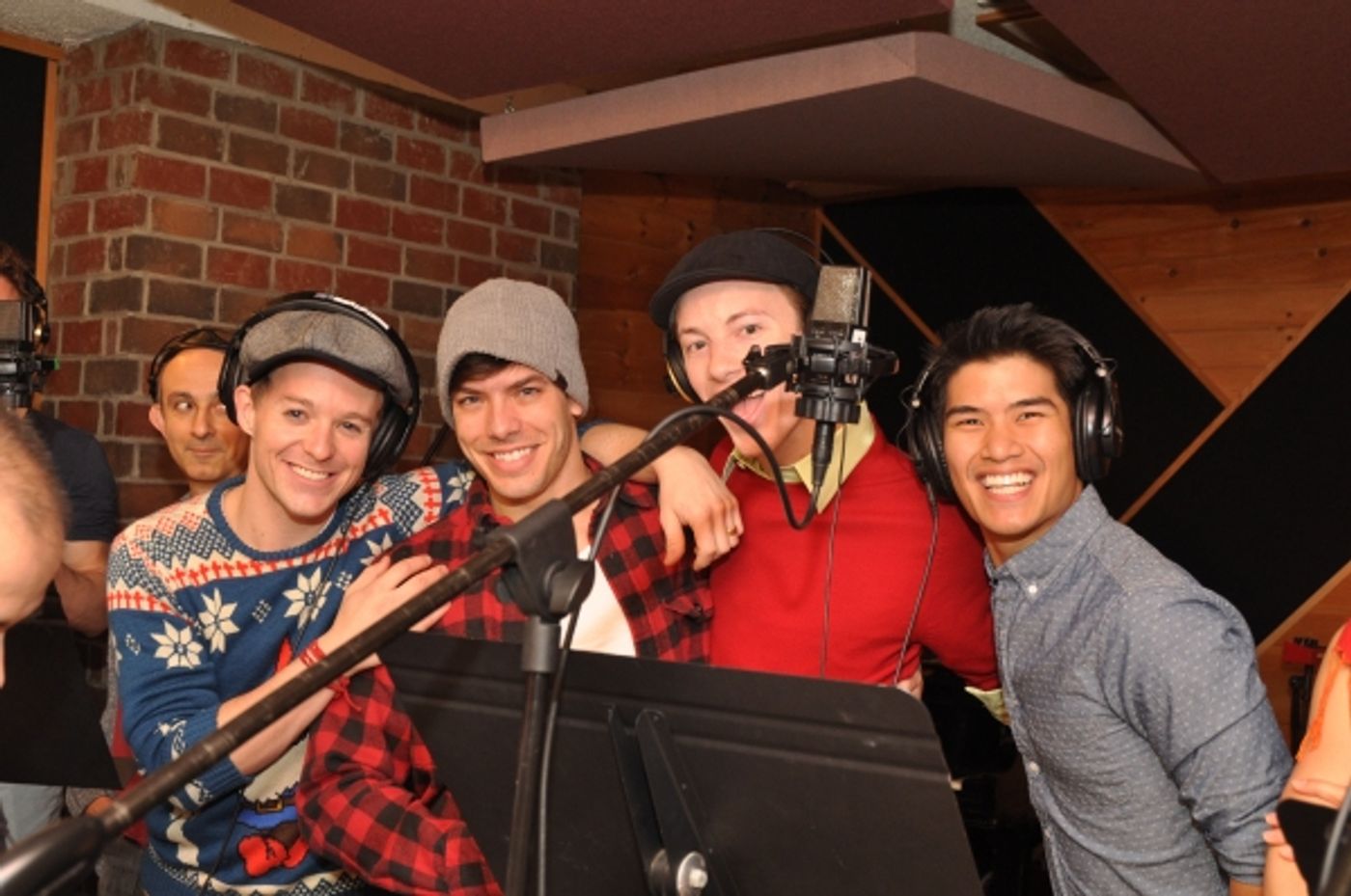 Exclusive Photo Coverage: ON THE TOWN Company Gets Festive for Carols For A Cure Image
